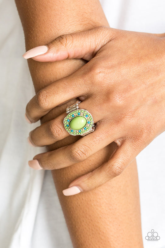 Colorfully Rustic - Green Ring (TRAY)