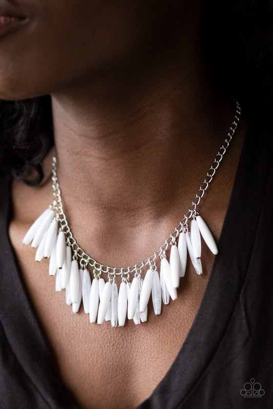 Full Of Flavor - White Necklace