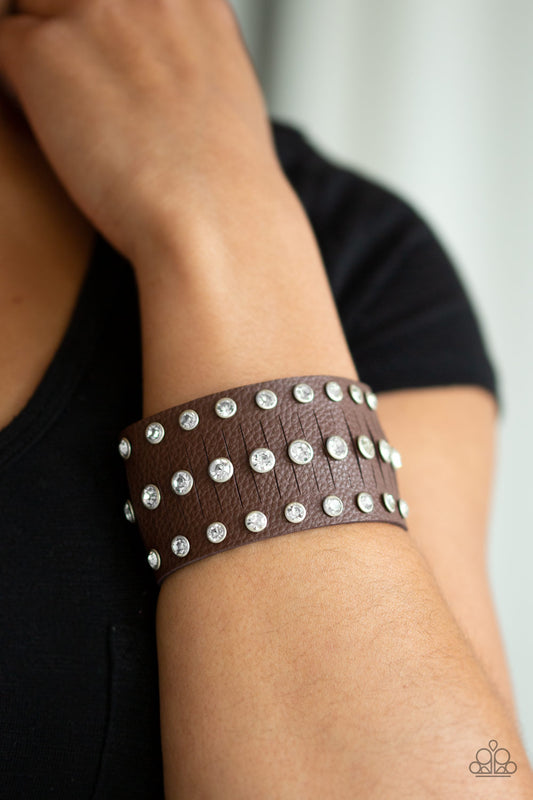 Now Taking The Stage - Brown Urban Bracelet