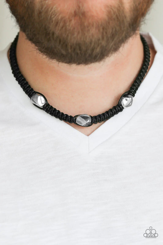 Rider's Block - Black Urban Necklace