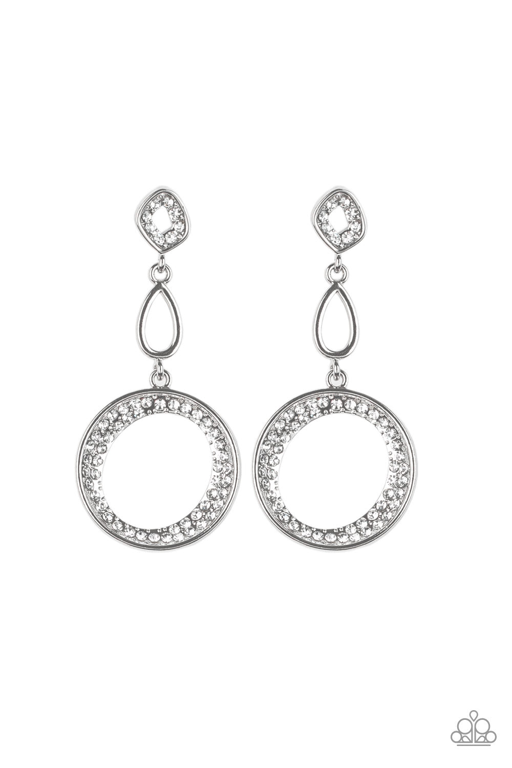 On The Glamour Scene - White Earring