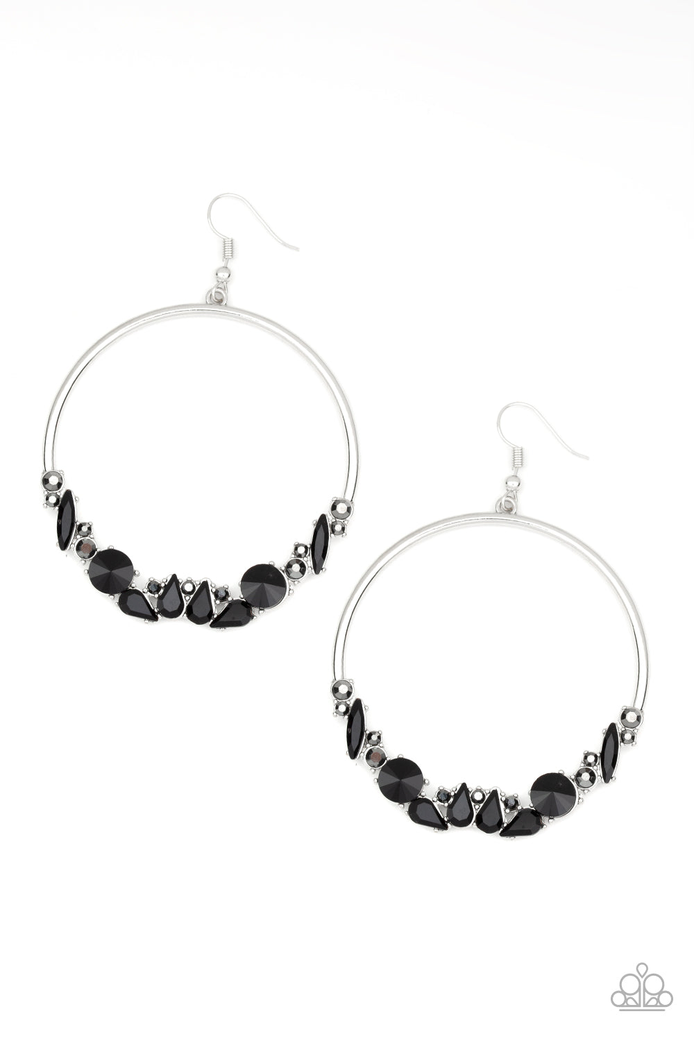Business Casual - Black Earring