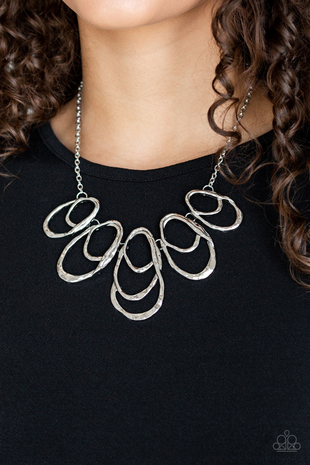 Terra Storm - Silver Necklace