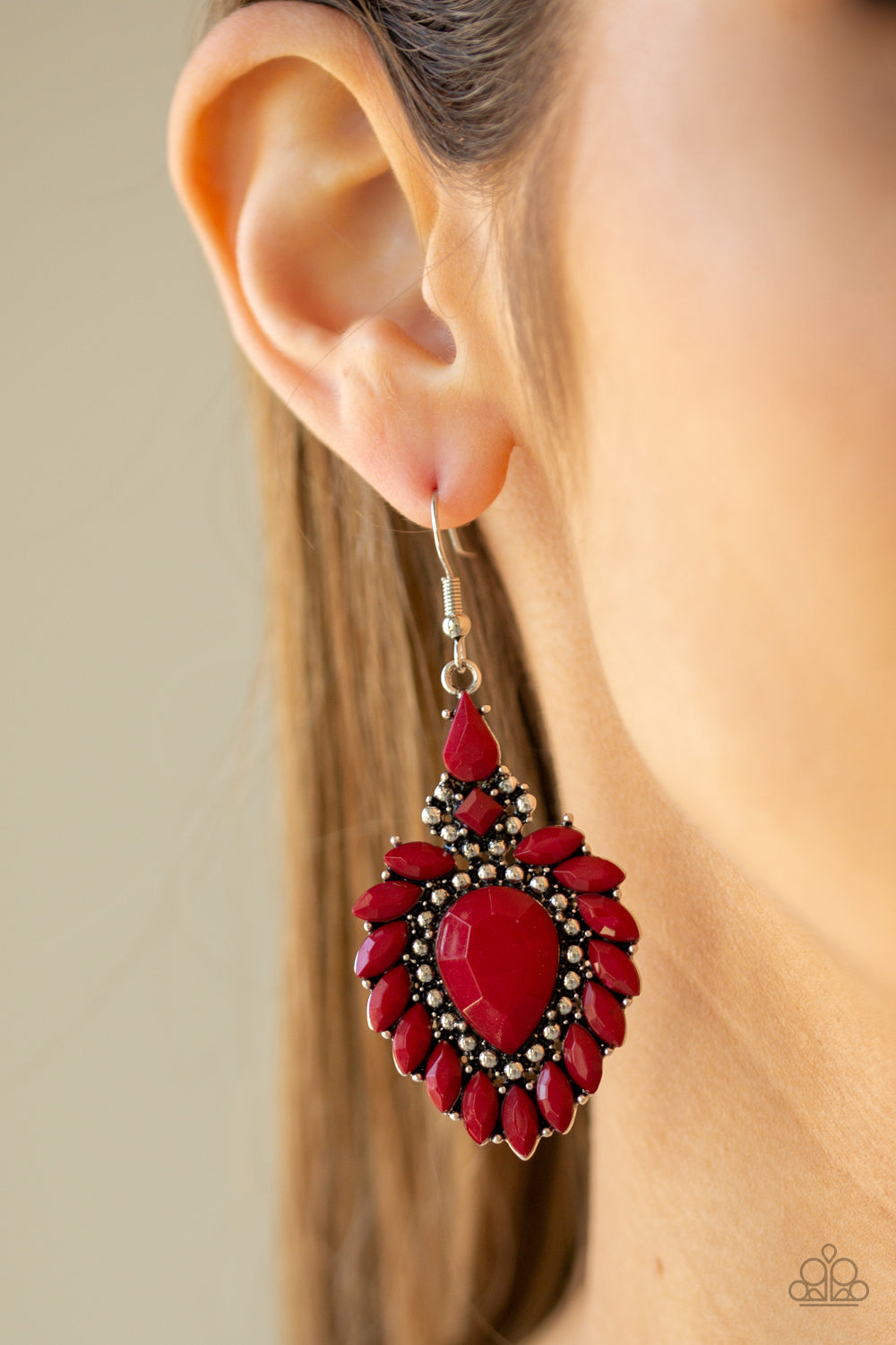 The LIONESS Den - Red Earring