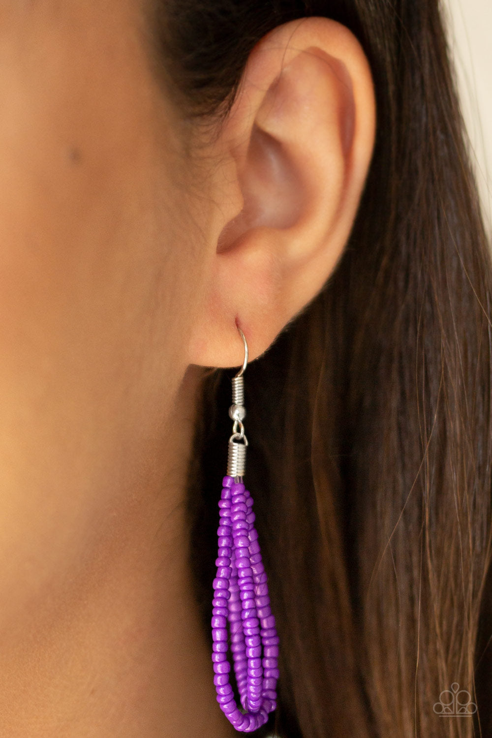 The Great Outback - Purple Seed Bead Necklace
