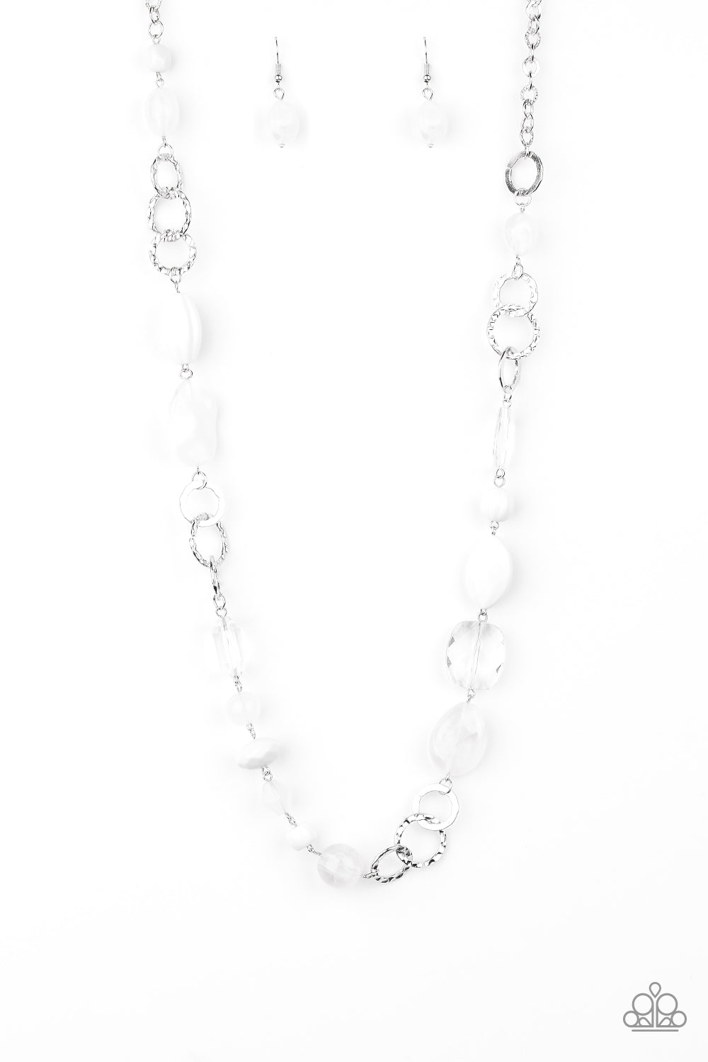 Prismatic Paradise - White Necklace