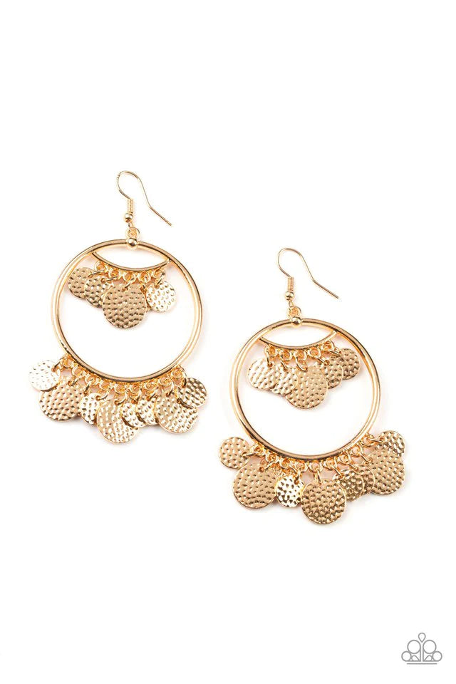 All-Chime High - Gold Earring