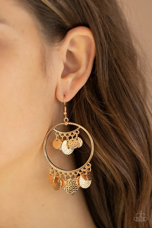 All-Chime High - Gold Earring