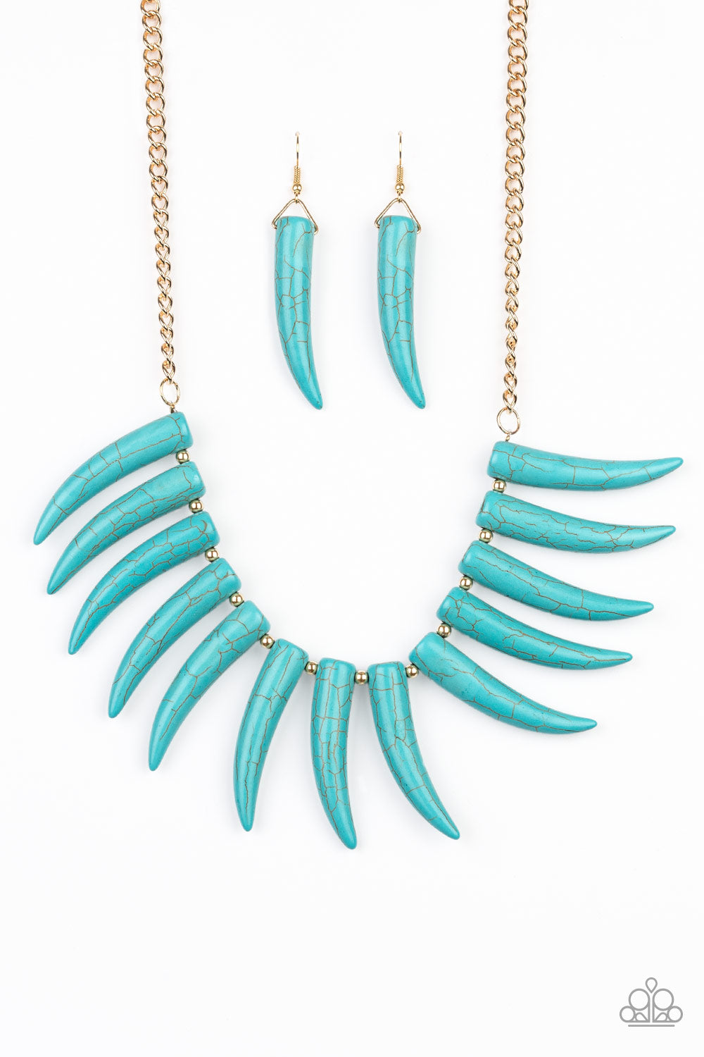 Tusk Tundra - Blue Necklace (LOP)