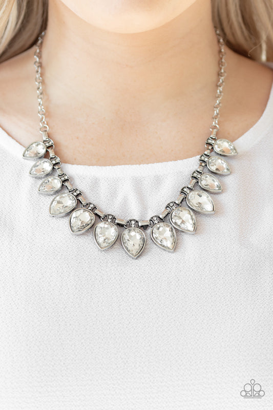 FEARLESS is More - White Necklace