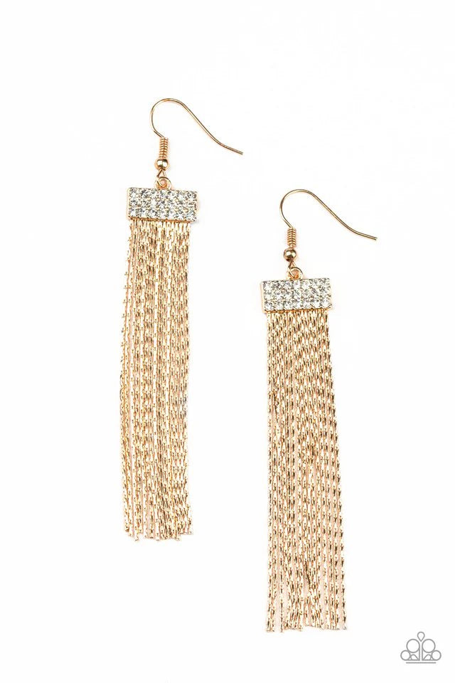 Twinkling Tapestry - Gold Earring