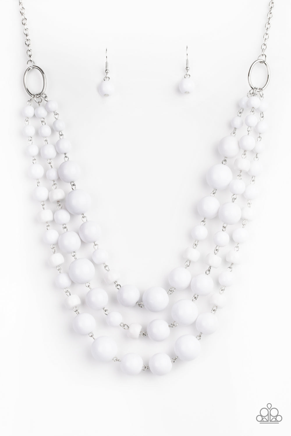 Everyone Scatter! - White Necklace