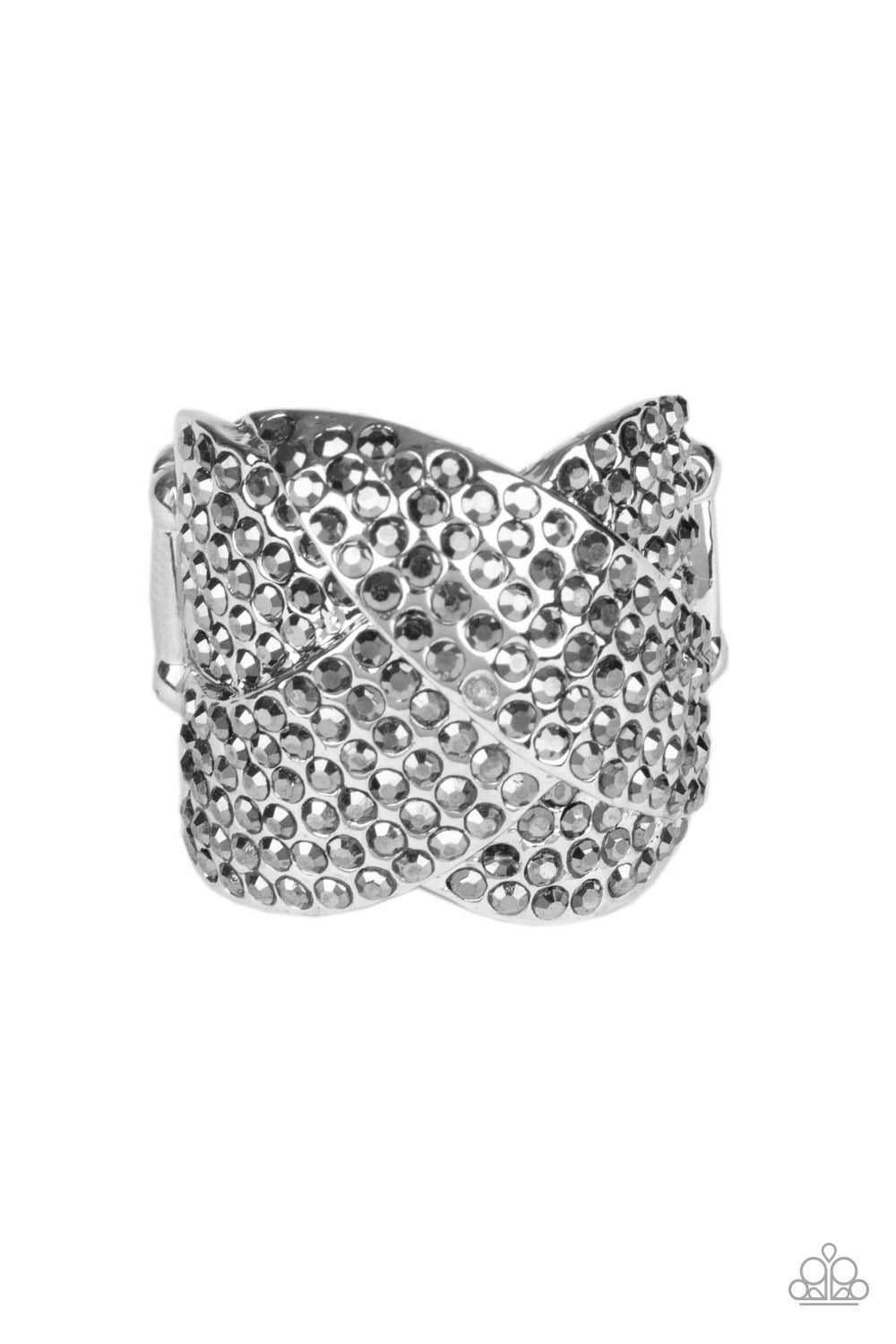 Scandalous Shimmer - Silver Ring 0077