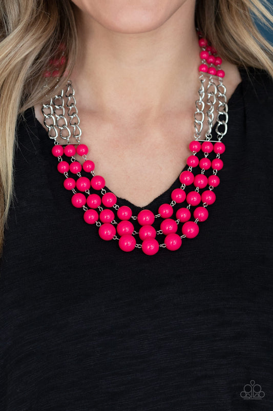 A La Vogue - Pink Necklace