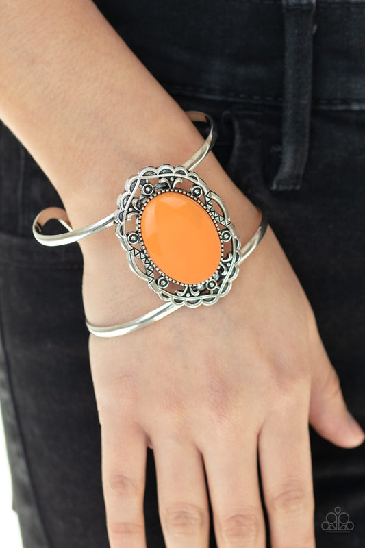 Vibrantly Vibrant - Orange Bracelet