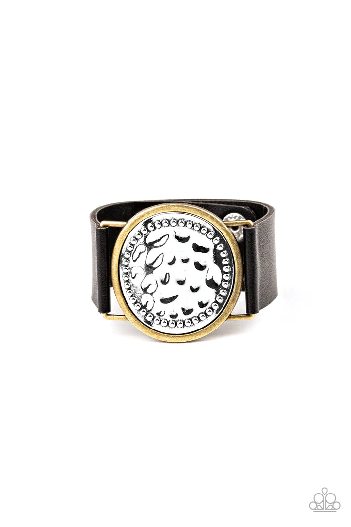 Hold On To Your Buckle - Black Urban Bracelet