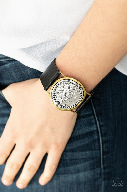 Hold On To Your Buckle - Black Urban Bracelet