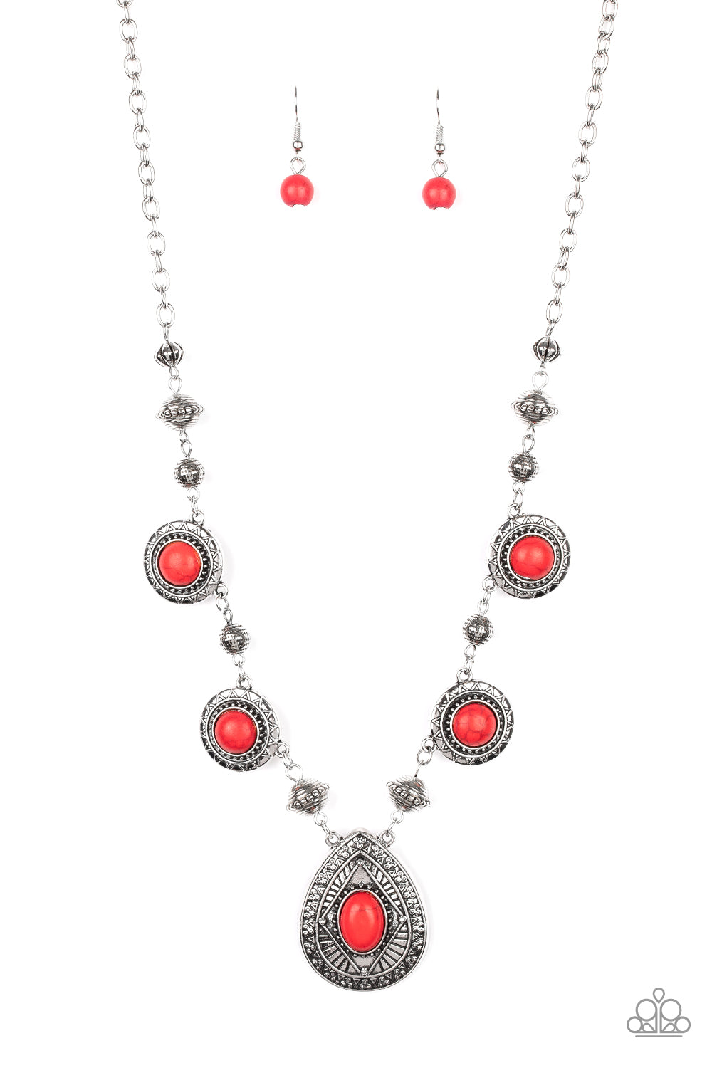 Mayan Magic - Red Necklace