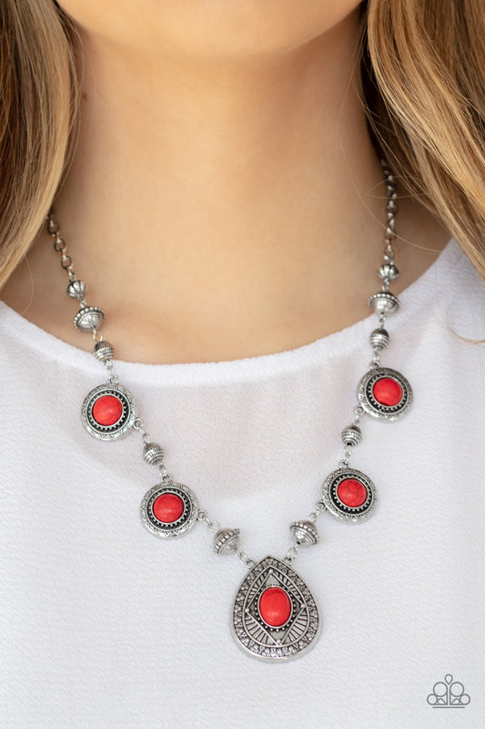 Mayan Magic - Red Necklace