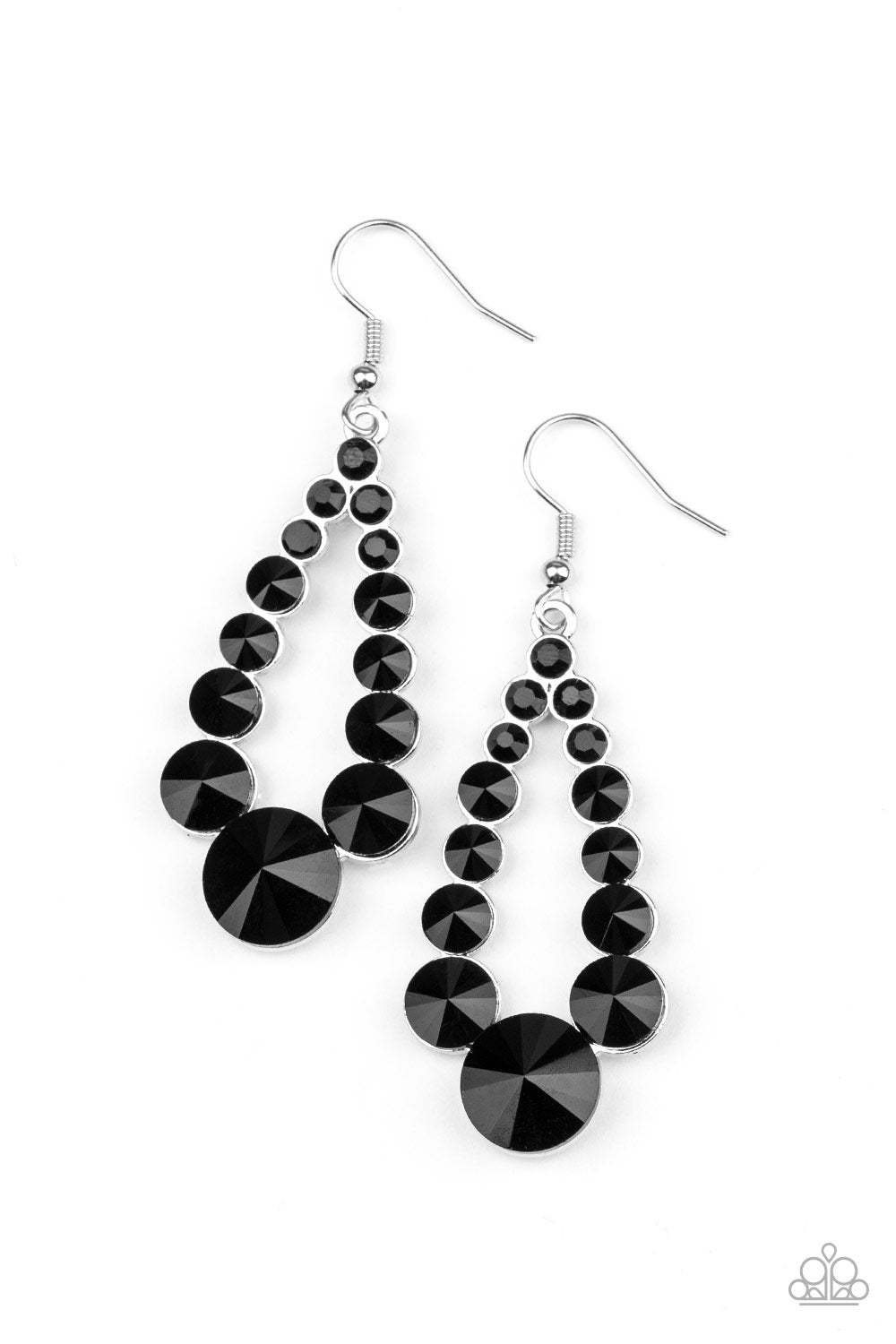Here GLOWS Nothing! - Black Earring