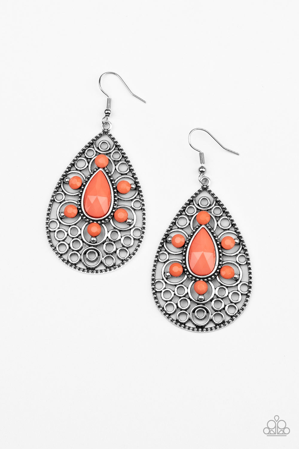 Modern Garden - Orange Earring