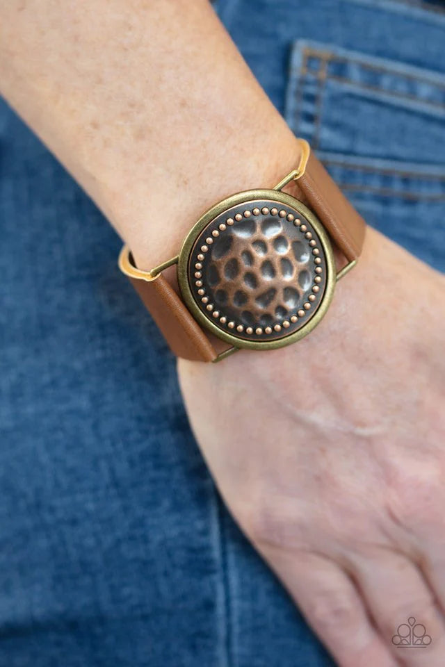 Hold On To Your Buckle - Copper Urban Bracelet