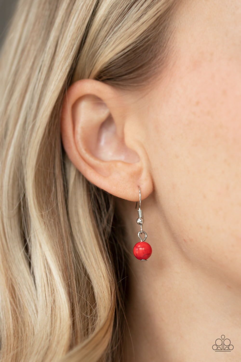 Recycled Refinement - Red Necklace