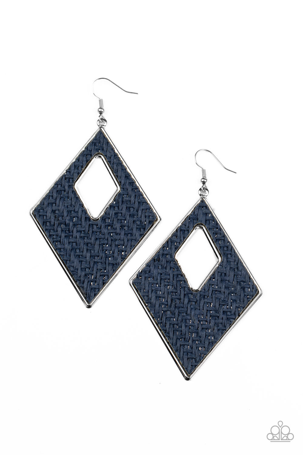 Woven Wanderer - Blue Earring