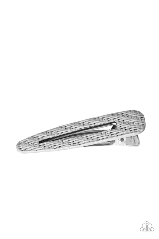 Do You HAIR What I HAIR? - Silver Hair Clip