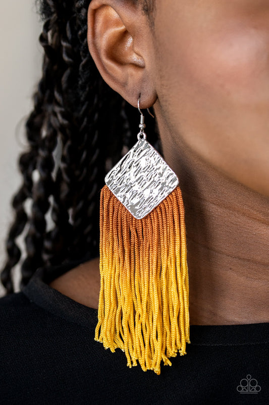 DIP The Scales - Yellow Earring