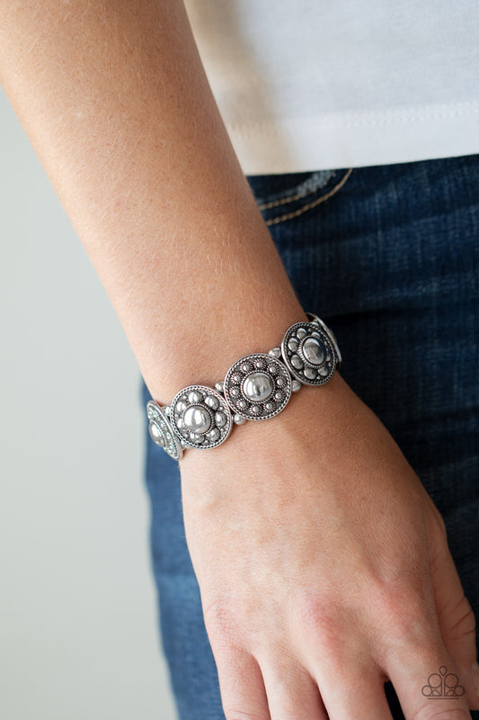Rural Fields - Silver Bracelet