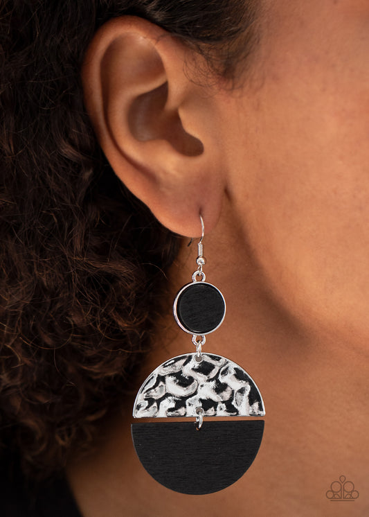 Natural Element - Black Earring