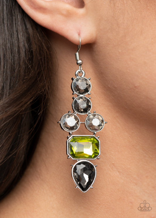 Look At Me GLOW! - Green Earring