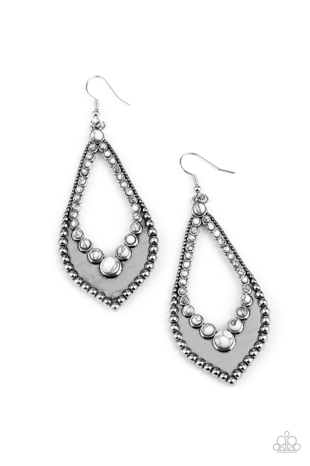 Essential Minerals - White Earring