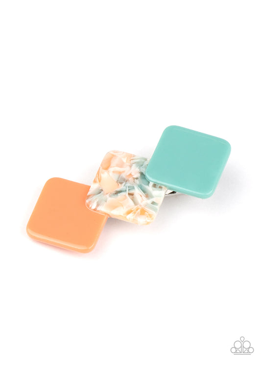 Ill Take It From HAIR - Green Multi Hair Clip
