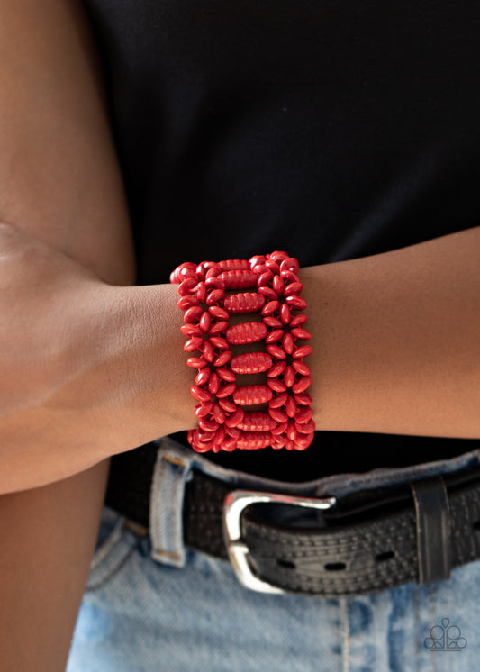 Fiji Flavor - Red Wood Bracelet