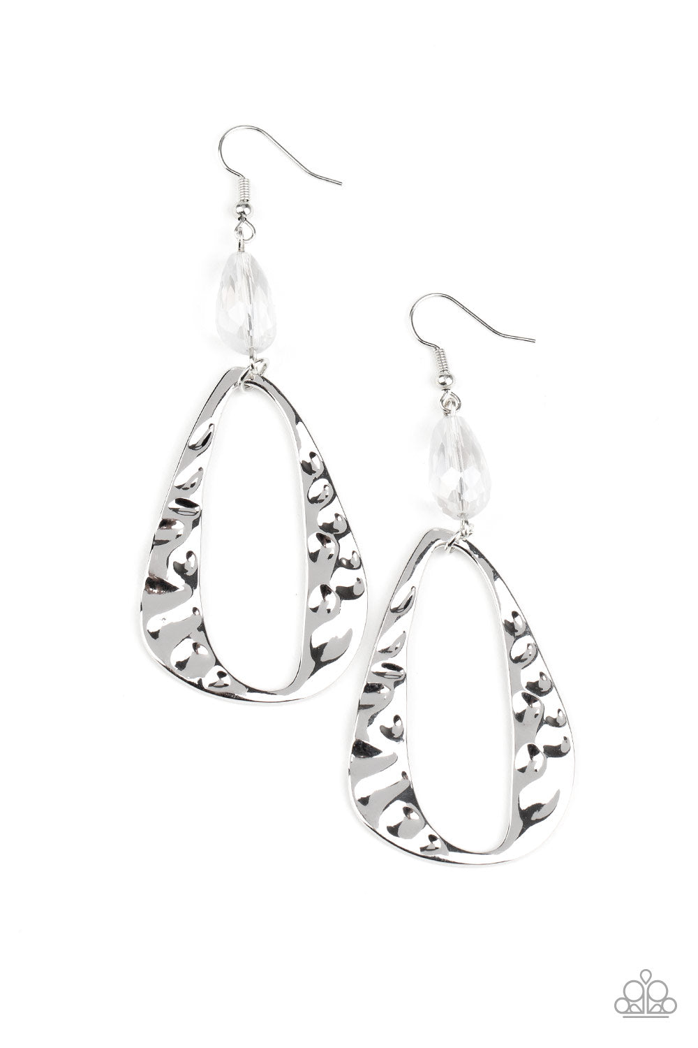Enhanced Elegance - White Earring