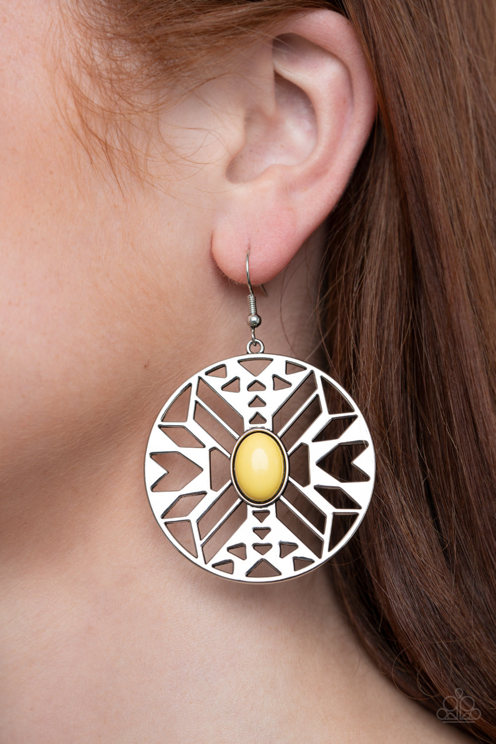 Southwest Walkabout - Yellow Earring