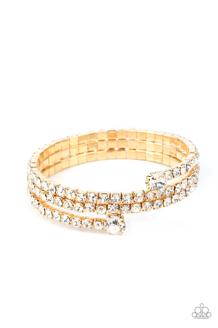 After Party Princess - Gold Coil Bracelet