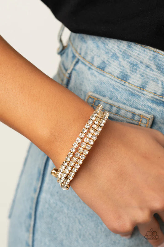 After Party Princess - Gold Coil Bracelet