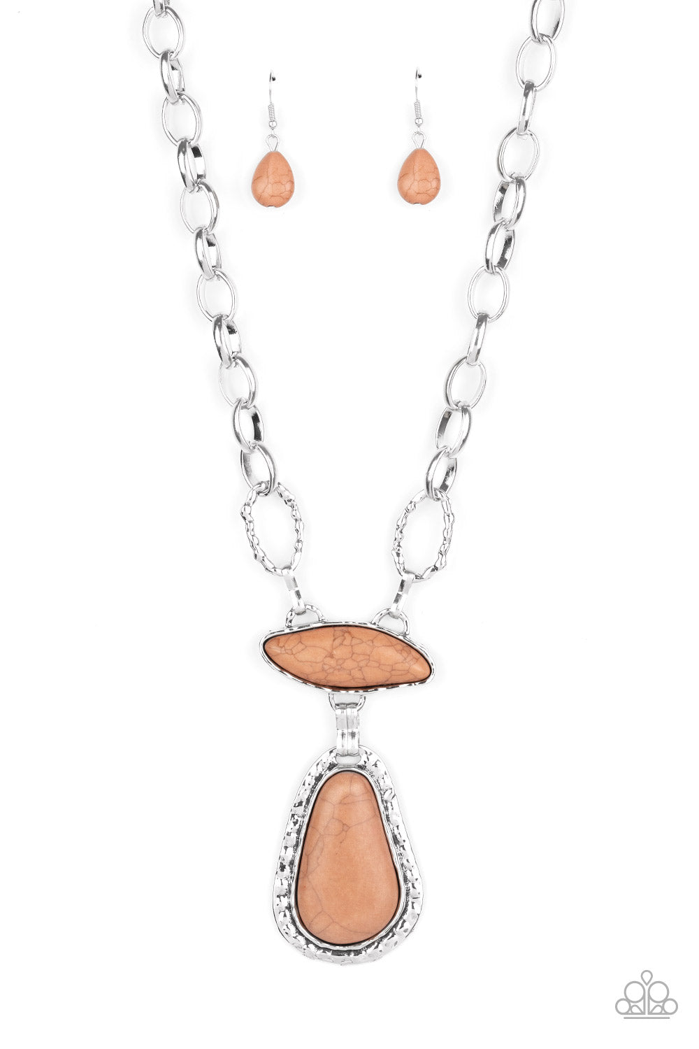 Rural Rapture - Brown Necklace