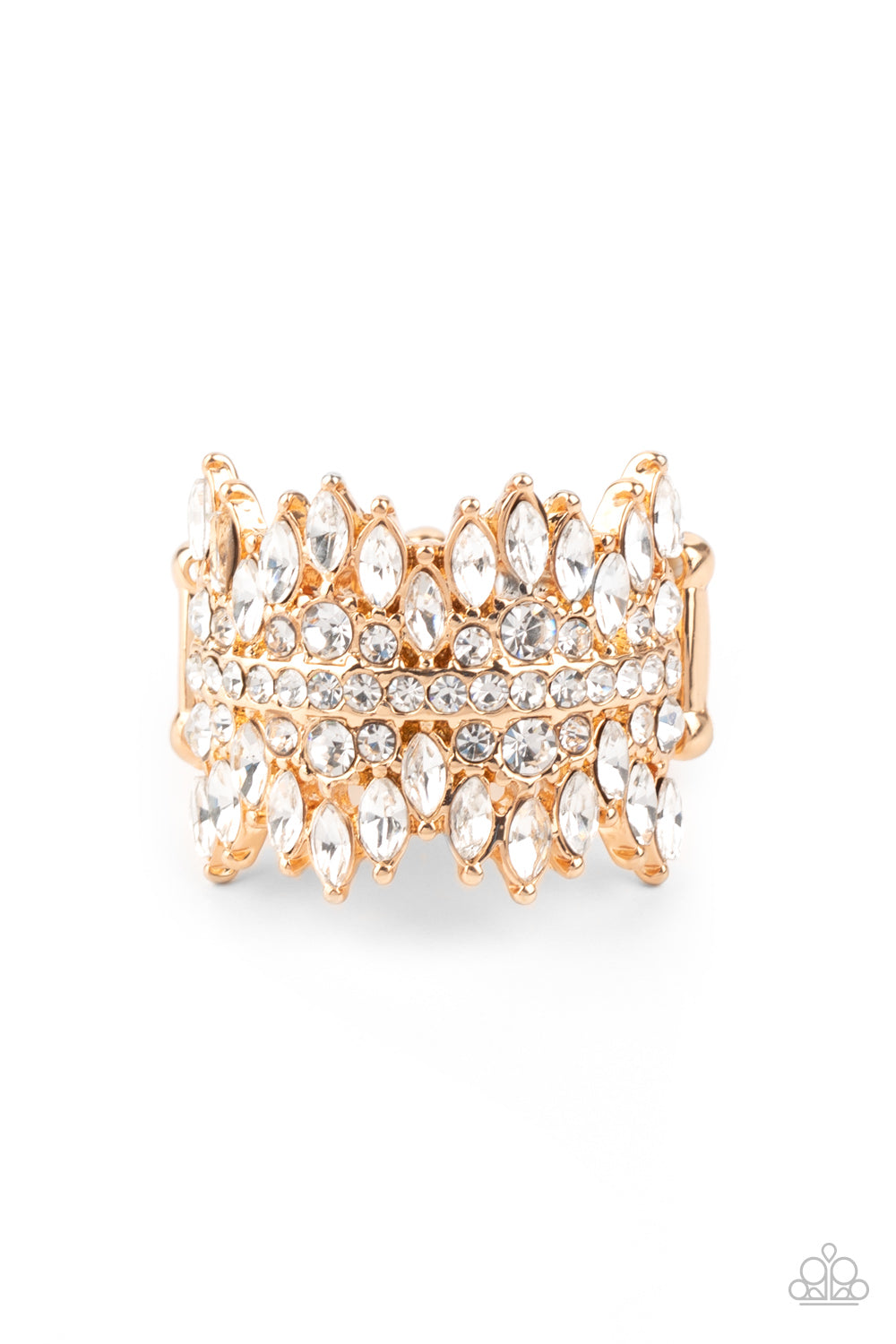 Cosmic Confetti - Gold Ring 0231