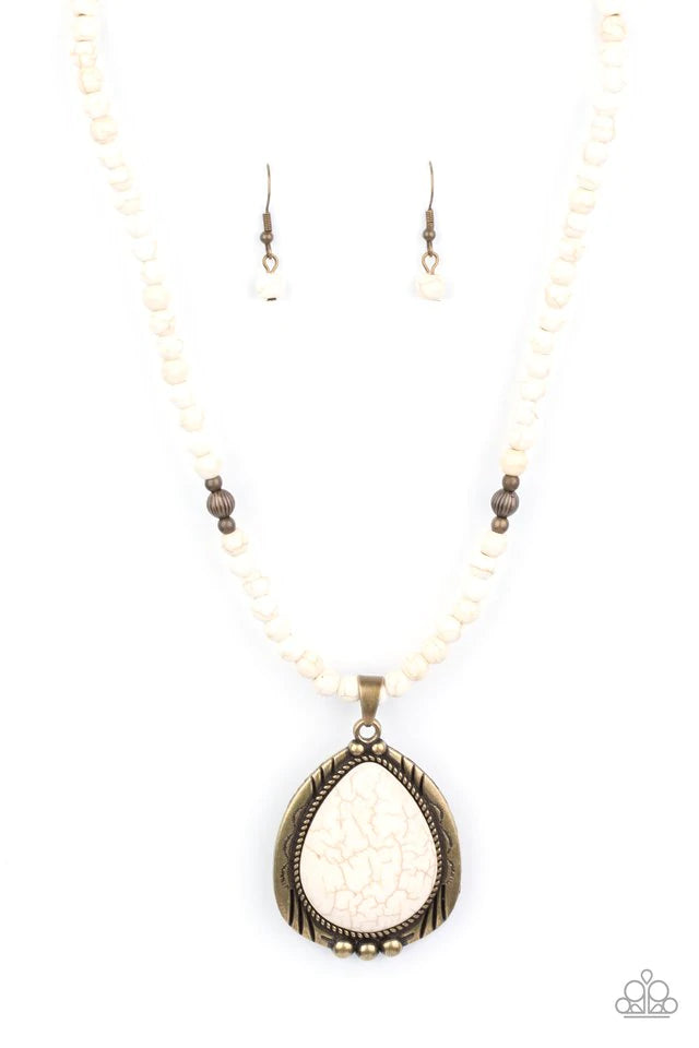 Evolution - Brass Necklace