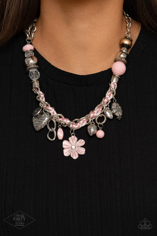 Charmed, I Am Sure - Pink Necklace (LOP)