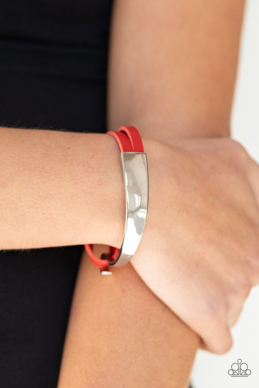 A Notch Above The Rest - Red Urban Bracelet