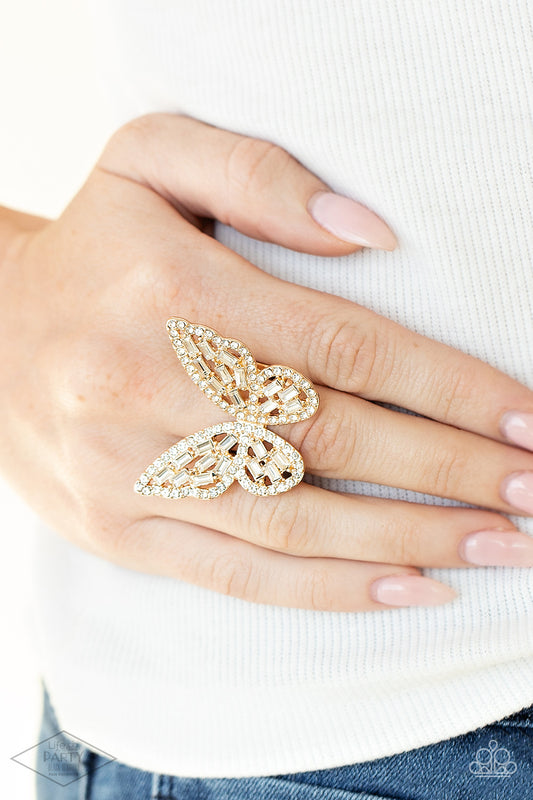 Flauntable Flutter - Gold Ring (LOP)