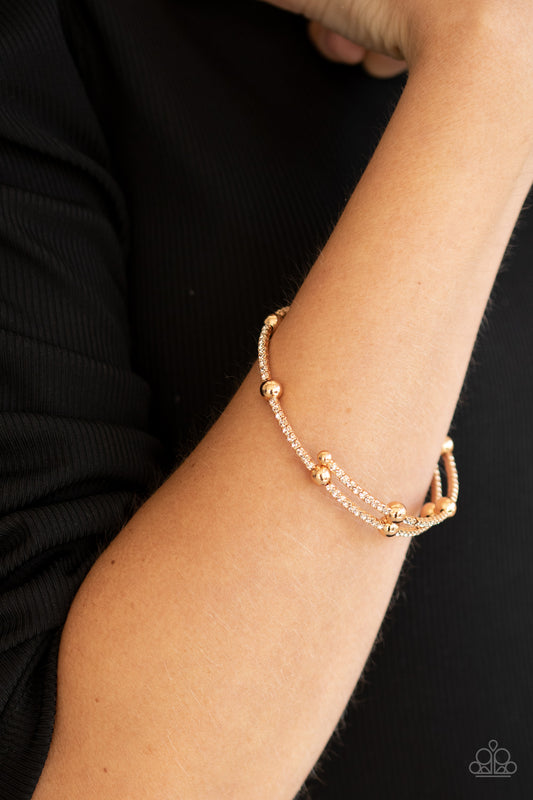 Standout Shine - Gold Coil Bracelet