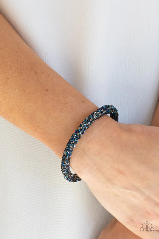 Roll Out The Glitz - Multi Coil Bracelet