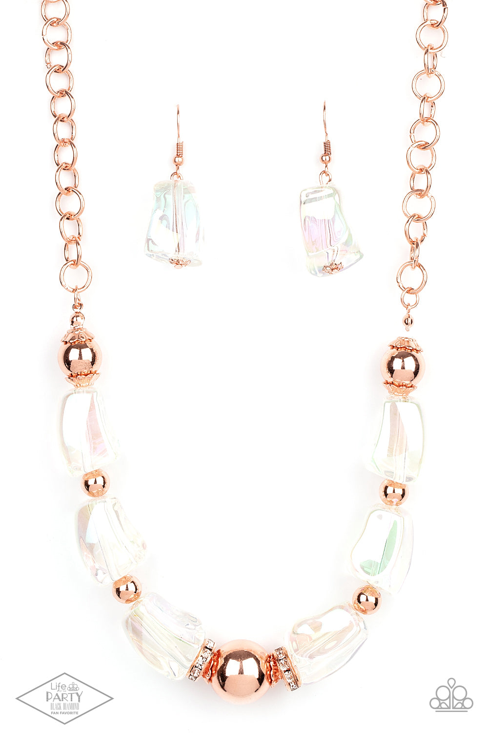 Iridescently Ice Queen - Copper Necklace (LOP)