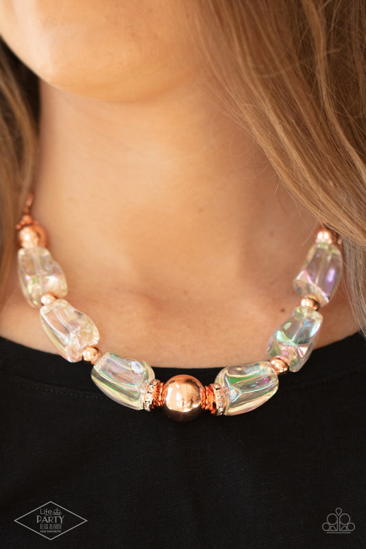 Iridescently Ice Queen - Copper Necklace (LOP)